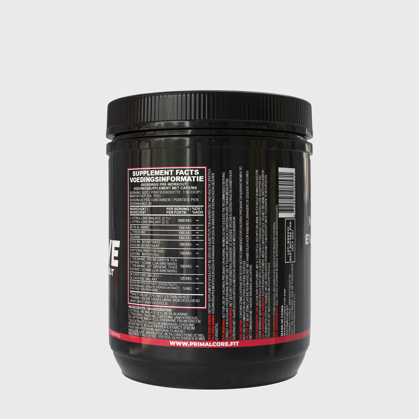 OVERDRIVE - Dual-Domain Pre-Workout